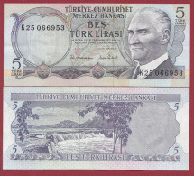 Turquie --5 Lira --- 1968 ---UNC--(285) - Turchia