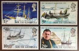 South Georgia 1972 Shackleton Crown To Right Watermark SG32w-35w MNH - Géorgie Du Sud