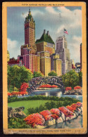 United States - 1953 - New York - Fifth Avenue Hotels And Buildings - Central Park