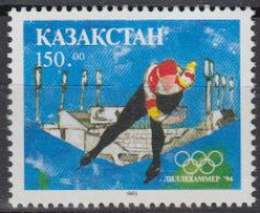 Kasachstan Mi.Nr. 40 Olymp. Spiele 1994 Lillehammer, Eisschnelllauf (150.00) - Kazajstán