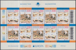 Kasachstan MiNr. Klbg.905-06 Europa 15, Hist.Spielzeug, Schagai-Spiel - Kazakhstan