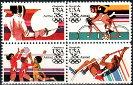 USA 1983 "XXXIV Summer Olympic Games.Los Angeles" Bl.of 4v Quality:100% - Neufs