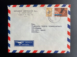 TURKEY 1979 AIR MAIL LETTER ISTANBUL TO BASEL 18-07-1979 TURKIJE TURKIYE - Storia Postale