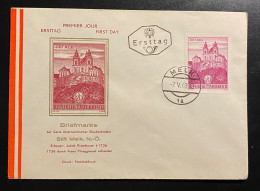 Österreich 1963 Bauten Mi. 1128 FDC Schmuckkuvert Gestempelt/o MELK - Briefe U. Dokumente