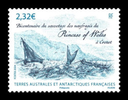 TAAF 2024 Mih. 1207 Shipwreck Of The Princess Of Wales Off The Coast Of Crozet MNH ** - Nuovi