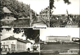 72404557 Meerane Stadtpark Steile Wand Blick Vom Moeschlerweg Bahnhof Karl Liebk - Meerane