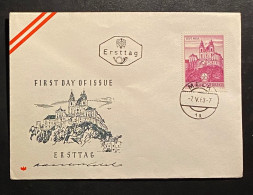 Österreich 1963 Bauten Mi. 1128 FDC Schmuckkuvert Gestempelt/o MELK - Brieven En Documenten