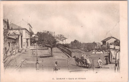 Dakar , Gare Et Hotel (Unused) - Sénégal