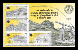 TAAF 2024 Mih. 1212/15 (Bl.113) Astronomical Observatories. Space MNH ** - Nuovi