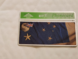 United Kingdom(BTC150)Flying The Flag 4(AUSTRALIA)(1022)(50units)(506F38166)price Cataloge3.00£ Used+1card Prepiad Free - BT Commemorative Issues