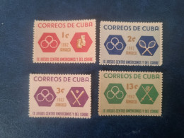 CUBA  NEUF  1962   JUEGOS  CENTROAMERICANOS   //  PARFAIT  ETAT  //  1er  CHOIX  //  Sans Gomme - Neufs
