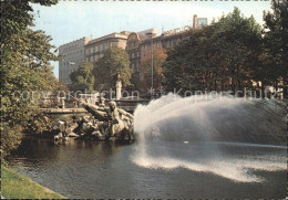 72403197 Duesseldorf Koenigsallee Brunnen Duesseldorf - Duesseldorf