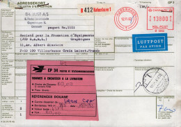 Danimarca (1982) - Bollettino Pacchi Per La Francia - Covers & Documents