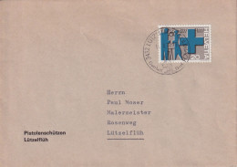 Drucksache  "Pistolenschützen Lützelflüh"         1977 - Cartas & Documentos