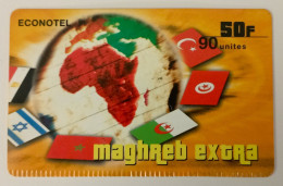 TELECARTE PREPAYEE ECONOTEL MAGHREB EXTRA - 50 F - Dentelée - EC - Sonstige & Ohne Zuordnung