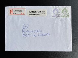 NETHERLANDS 1994 REGISTERED LETTER ROSMALEN PASTOOR VAN THIELLAAN TO UTRECHT 10-02-1994 NEDERLAND AANGETEKEND - Storia Postale