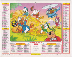 Almanach Du Facteur  1989 - Walt Disney -  La Bande à Picsou - La Naissance De Bambi - Grossformat : 1981-90