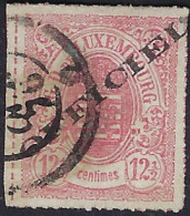 Luxembourg - Luxemburg - Timbre  Armoires  1875   12,5C.   °  Officiel    Michel 4 IA   Certifié   Vc. 750,- - 1859-1880 Armarios