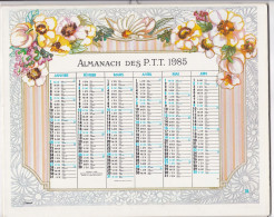 Almanach Des P.T.T.  1985 - Tamaño Grande : 1981-90