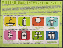 2009 UNO WIEN   Mi. 612-619 **MNH   Millenniums-Entwicklungsziele Der Vereinten Nationen. - Unused Stamps