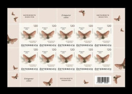 Austria 2023 Mih. 3712 Fauna. Butterflies. Eastern Eggar (M/S) MNH ** - Neufs