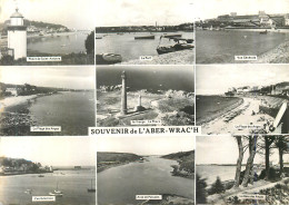 CPM Souvenir De L'Aber Wrac'h Phare De Saint Antoine Le Port Vue Generale La Plage Des Anges Ile Vie - Lighthouses
