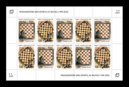Bosnia And Herzegovina (Croatian) 2023 Mih. 626/27 Chess (M/S) MNH ** - Bosnie-Herzegovine