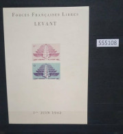 555108; French Colony; Syria; Forces Francaises Libres; LEVANT; AS IS - Gebruikt