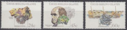 Kokos-Inseln Mi.Nr. 78-80 100.Todestag Charles Darwin (3 Werte) - Cocoseilanden