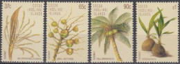 Kokos-Inseln Mi.Nr. 188-91 Kokosnuss Entwicklungsstadien (4 Werte) - Islas Cocos (Keeling)