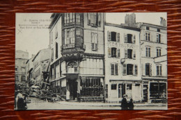 54 - NANCY : Guerre 1914/1918 : Bombardement Par Avion Rue Bénit Et Rue ST Jean - Nancy