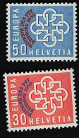 1959 Europa  Michel CH 680 - 681 Stamp Number CH 375 - 376 Yvert Et Tellier CH 631 - 632 Xx MNH - Ongebruikt