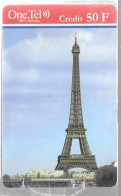 CARTE-PREPAYEE-50F-ONE.TEL-TOUR EIFFEL-NSB- TB E- - Otros & Sin Clasificación