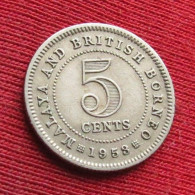 Malaya And British Borneo 5 Cents 1953 W ºº - Maleisië