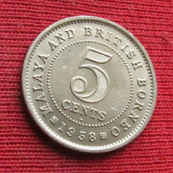 Malaya And British Borneo 5 Cents 1958 H #2 W ºº - Malaysia