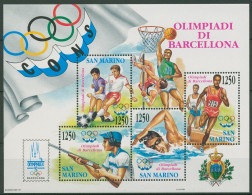 San Marino 1992 Olympia Barcelona Block 15 Postfrisch (C90441) - Blocs-feuillets