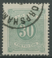 Schweden 1877 Portomarken Ziffernzeichnung Inschrift LÖSEN P 8 A Gestempelt - Segnatasse