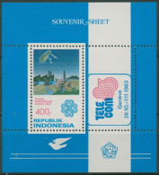 Indonesien 1983 Fernmeldetechnik TELECOM Satellit Block 52 Postfrisch (C98097) - Indonesië