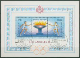 San Marino 1984 Olympische Sommerspiele Los Angeles Block 9 Gestempelt (C62284) - Blocks & Sheetlets