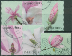 Schweden 2015 Pflanzen Blumen Magnolie 3051/56 Gestempelt - Usati