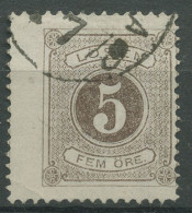 Schweden 1877 Portomarken Ziffern Inschrift LÖSEN P 3 A Gestempelt, Hinweis - Taxe