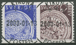 Schweden 2000 Taschenuhr Von König Karl XII. 2157/58 Gestempelt - Gebruikt