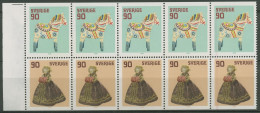 Schweden 1978 Weihnachten Spielzeug 1045/46 Heftchenblatt 97 Postfrisch (C62052) - Unused Stamps