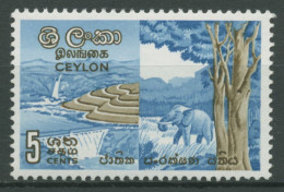 Sri Lanka 1963 Naturschutzwoche Reisfelder Elefant 325 Postfrisch - Sri Lanka (Ceylon) (1948-...)