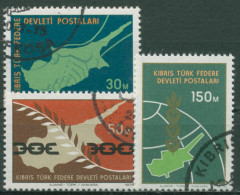 Türkisch-Zypern 1975 Frieden Auf Zypern 20/22 Gestempelt - Used Stamps