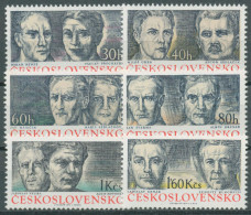Tschechoslowakei 1974 Persönlichkeiten Partisanenführer 2189/94 Postfrisch - Unused Stamps