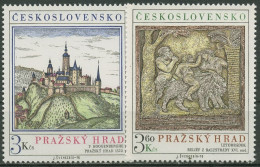 Tschechoslowakei 1976 Prager Burg 2343/44 Postfrisch - Unused Stamps
