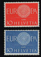 1960 Europa   Michel CH 720 - 721 Stamp Number CH 400 - 401 Yvert Et Tellier CH 666 - 667 Xx MNH - Neufs