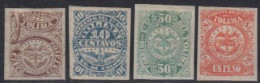 Kolumbien (Tolima) Mi.Nr. 7-10y Freim. Wappen (4 Werte) - Colombia