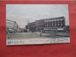 Trolley. Main Street.  .   Hudson  Massachusetts    Ref 6349 - Autres & Non Classés